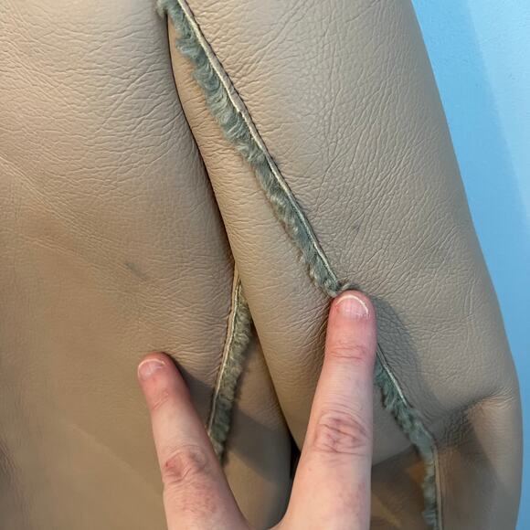 Blank NYC NEW Bonded Faux Shearling Moto Biker Jacket Size Small - Picture 8 of 12